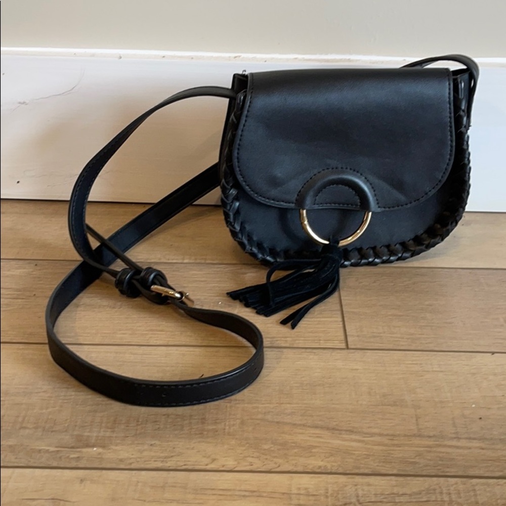 Black Tassle Crossbody